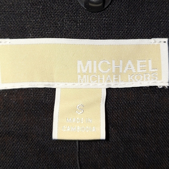 Michael Kors Black Long Sleeve Blouse In A Size Small. NWT. Witchy,Dark Academia - Picture 3 of 8